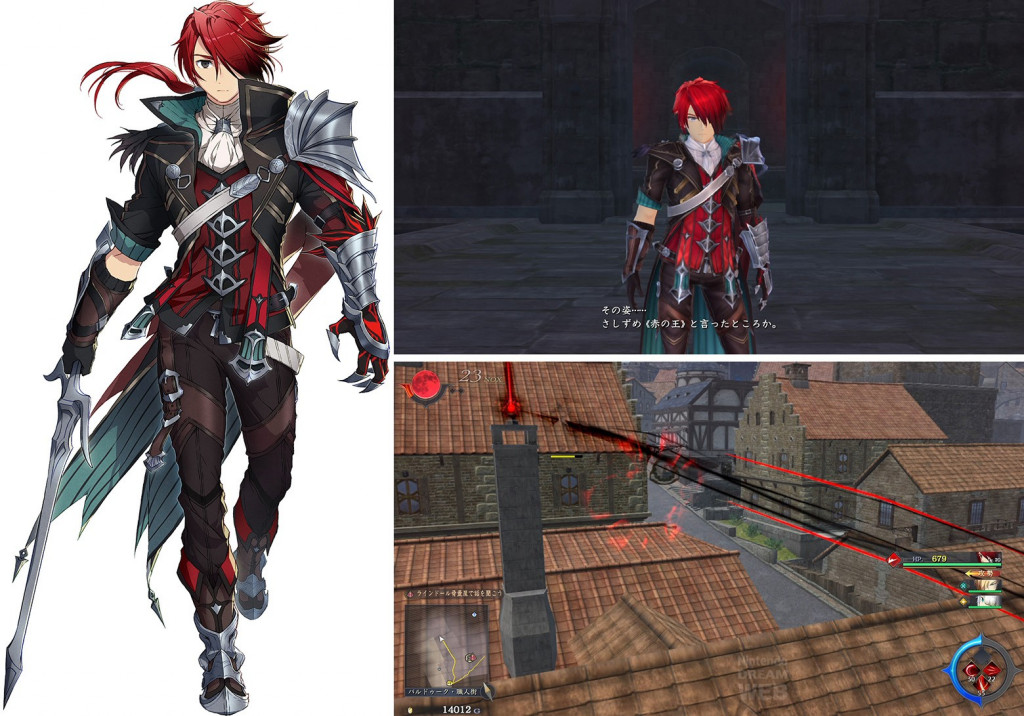 イース IX ガラガラくじ アクリルコースター アドル 赤の王 2種 Switch版「イースIX -Monstrum NOX-」に登場する“赤の王”こと