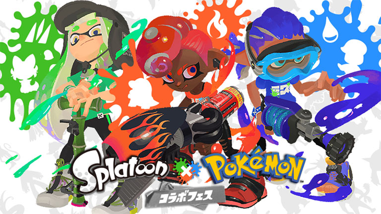 スプラトゥーン3にてポケットモンスター スカーレット