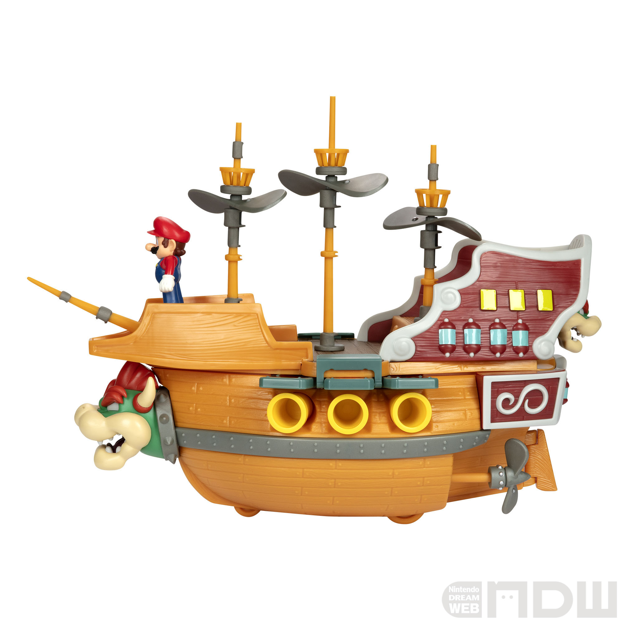 スーパーマリオ フィギュアコレクション DXプレイセット クッパ戦艦