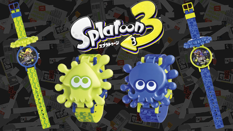 スプラトゥーン3』のキャラウォッチがカプセルトイで6月下旬に発売