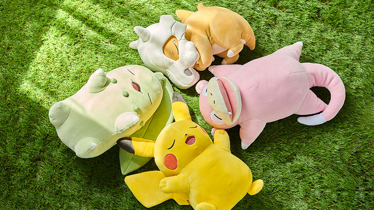 ポケモンたちの寝ている姿を再現したぬいぐるみなど、『Pokémon Sleep