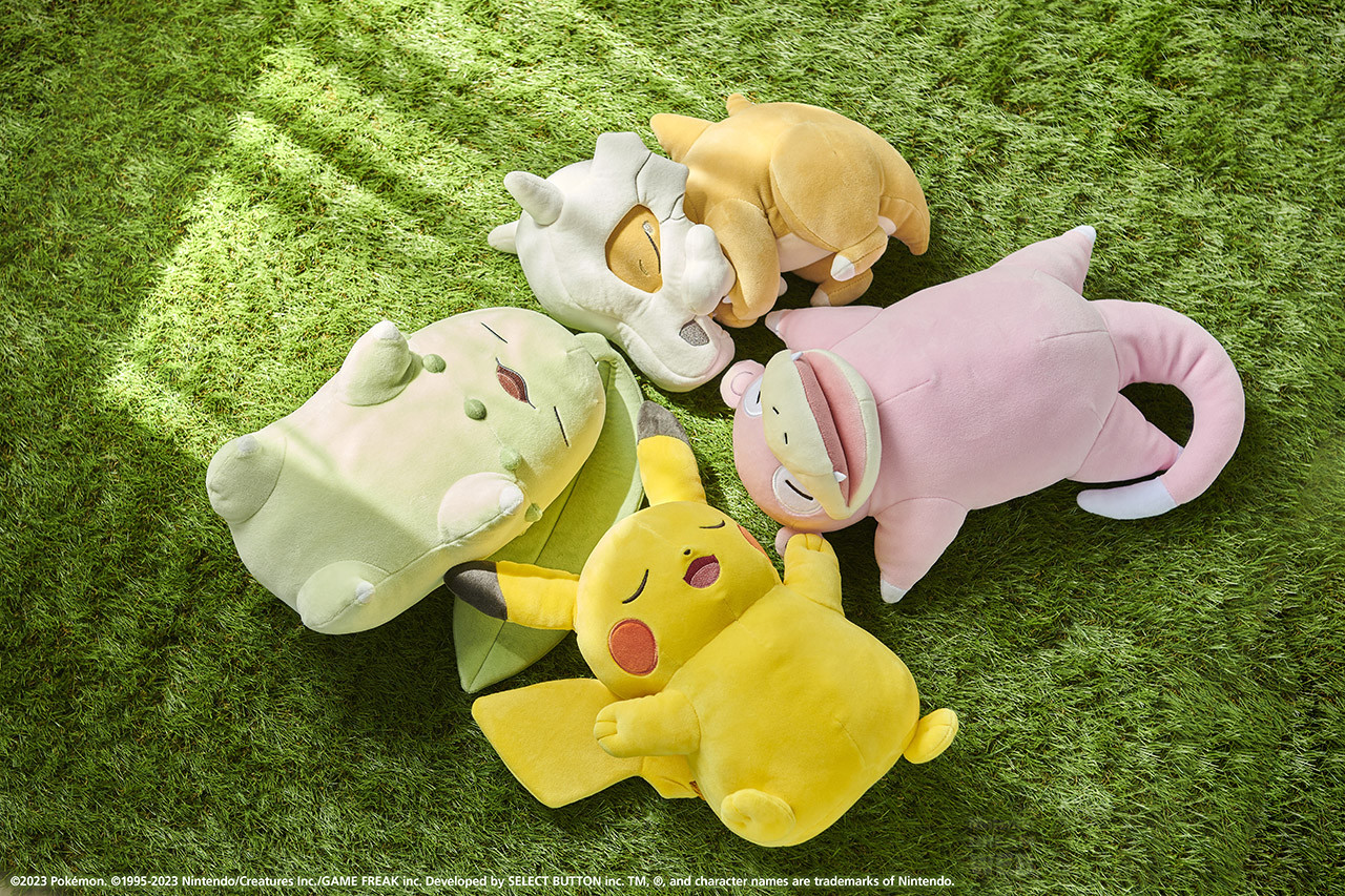 【新品！】ポケセン限定 ポケモンスリープ カビゴン ダイカットごろ寝タオルケット