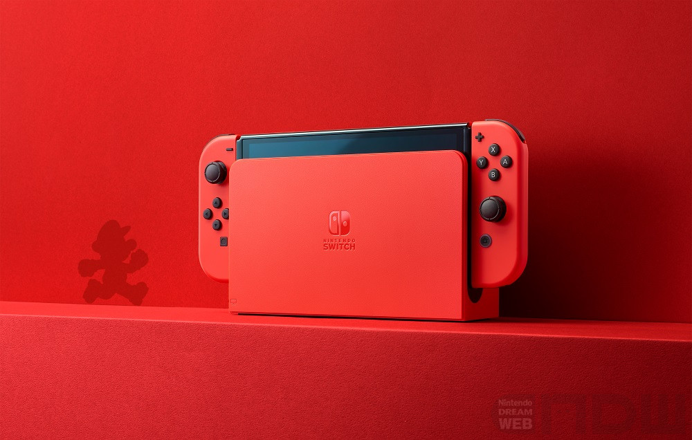 ドックに隠しコイン!? マリオをモチーフにしたNintendo Switch（有機EL