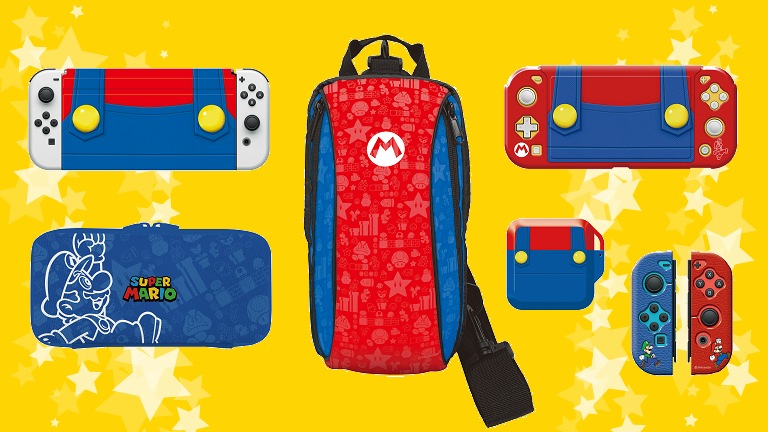 任天堂　3DS 本体　マリオクッションケース付き