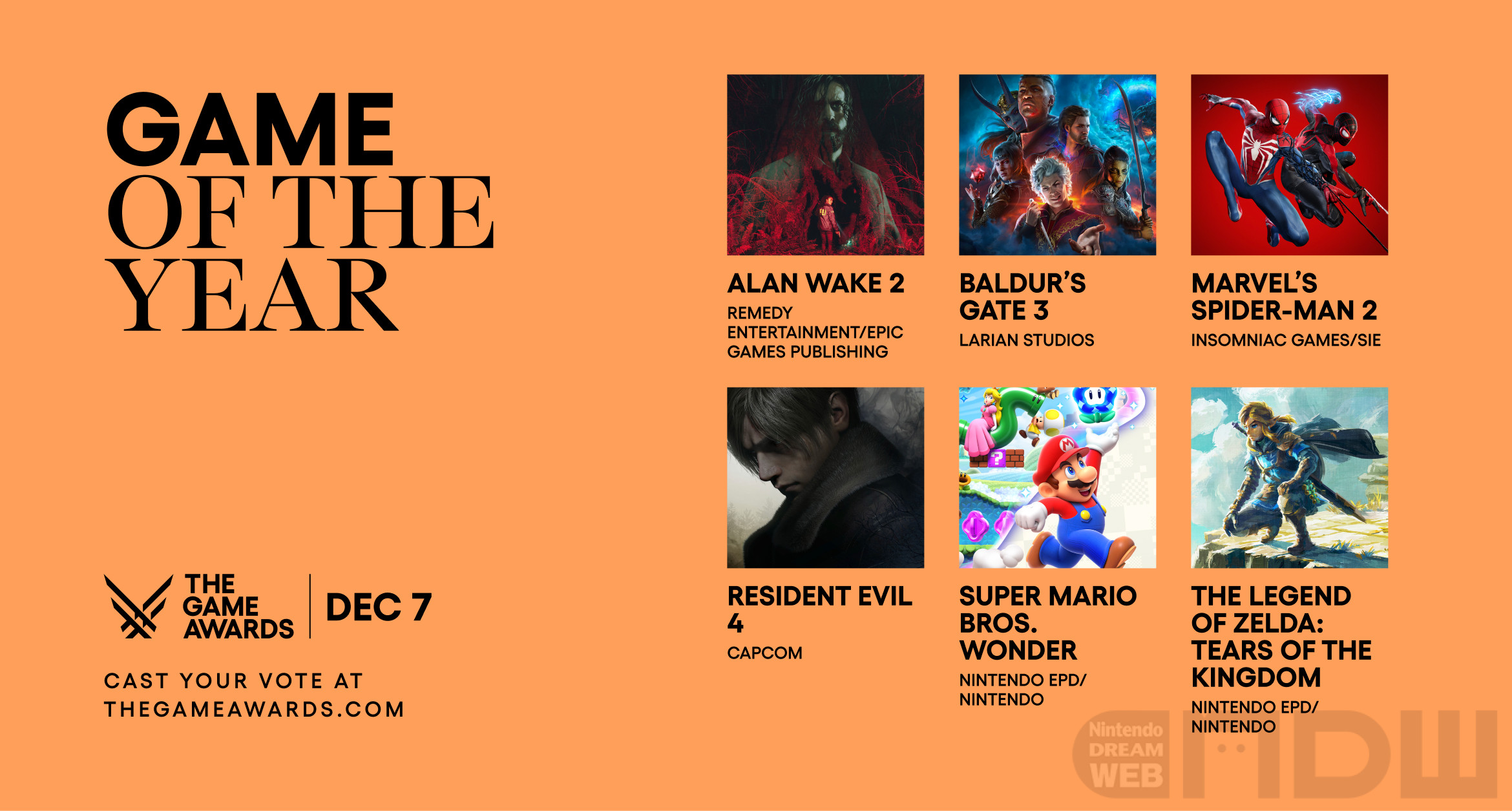  The Game Awards 2023 12 8 9 30 GOTY 