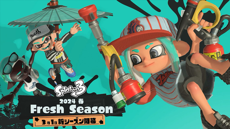 スプラトゥーン3』新シーズン「2024春 Fresh Season」3月1日（金