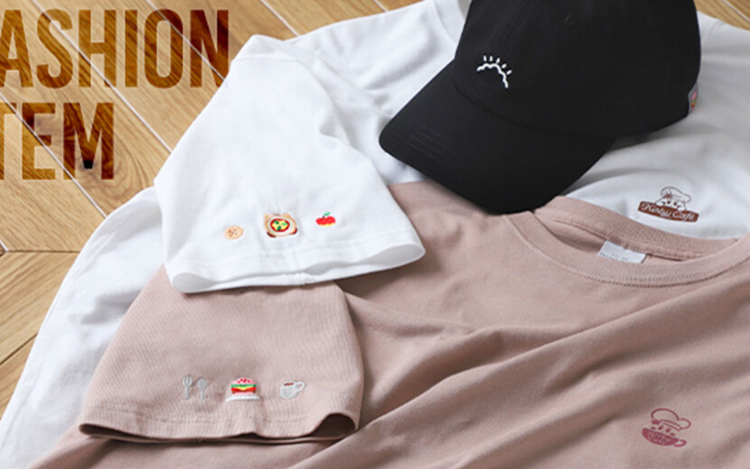 KIRBY’s DREAM FACTORY キャップ　Tシャツセット 2024年6月14日より、カービィカフェに「刺繍Tシャツ 」と