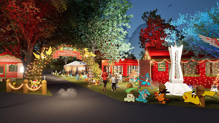 現地写真追加】「Pokémon Happy Holidays」が横浜赤レンガ倉庫にて開催