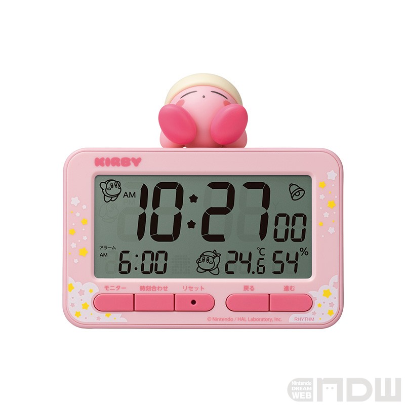 時計の上で眠るカービィがかわいい！ 9月上旬より「星のカービィ