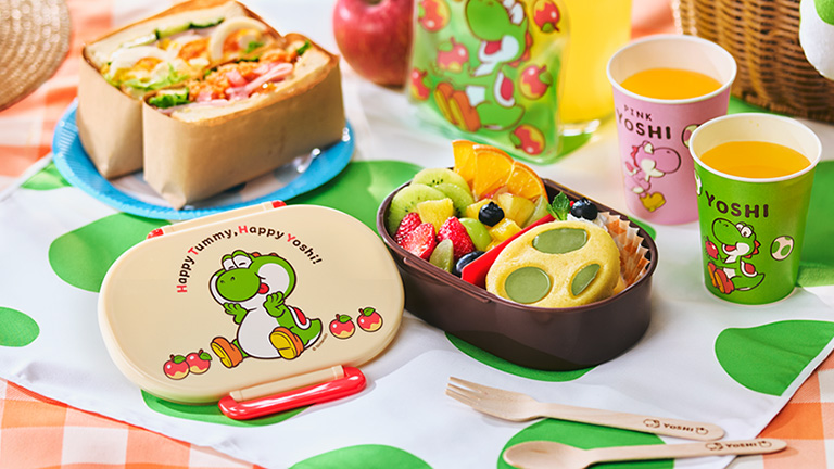 ランチボックスが追加！ まんぷくなヨッシーがキュートな任天堂