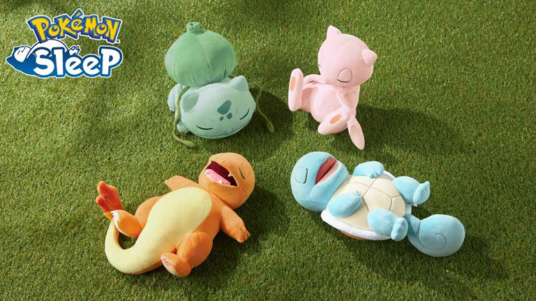 フシギダネ・ヒトカゲ・ゼニガメ・ミュウがねむるぬいぐるみが登場！ 9