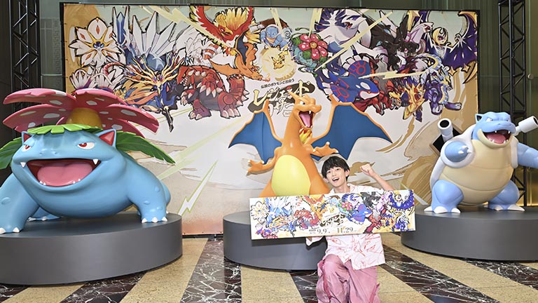 レポート】ポケモン立像お披露目！「伝説のポケモンと出会う